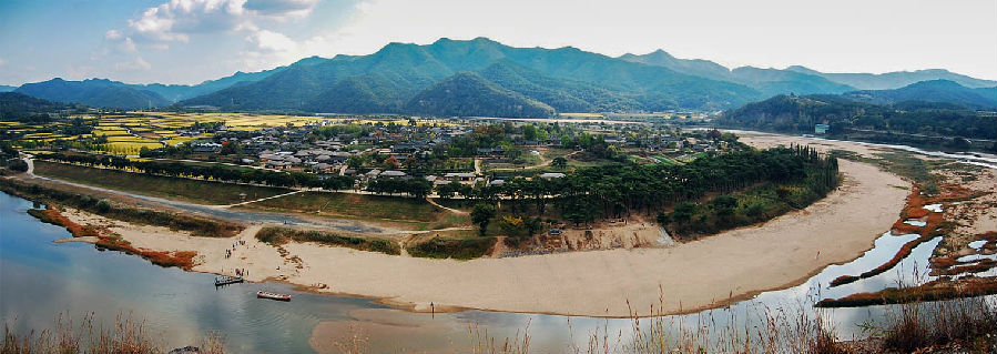 安东河回村 